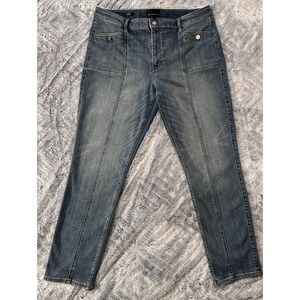 WHBM WhiteHouse Black Market Woman's Jeans Sz 18L High Rise Slim Everyday Soft